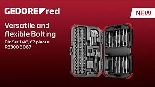 GEDORE red Bit Set 1/4