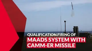 MAADS System: Qualification firing with CAMM-ER missile