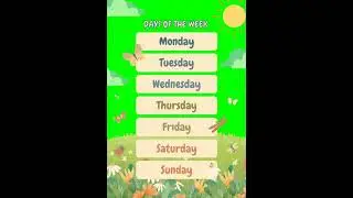 Days of week 