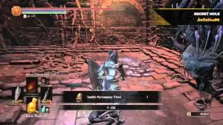 DARK SOULS 3 IZALITH PYROMANCY TOME+FREE EASY CHAOS GEM SECRET TUTORIAL