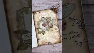 mini art journal | butterfly #journaling #artjournal