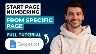 How to Start Page Numbering from a Specific Page in Google Docs [2025 Guide]