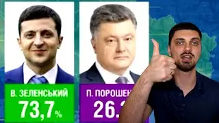 Зеленский Победил! Данные Экзитпола. Итоги выборов на Украине.