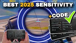PUBG MOBILE LATEST 2025 UPDATE SENSITIVITY 🔥 +CODE ✅ COPY & USE!