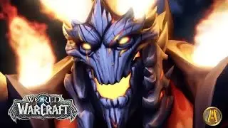 Wrathion & Sabllian Fight Fyrakk & N’zoth’s Whispers - All Cutscenes [10.1 WoW Embers of Neltharion]