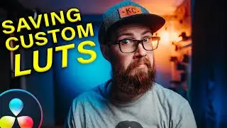 How to SAVE YOUR CUSTOM LUTS inside DaVinci Resolve 16 | DaVinci Resolve 16 tutorial for beginners