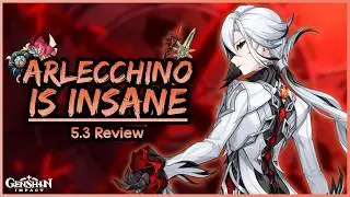 BROKEN + EASY PYRO DPS • How To Build Arlecchino • Best Artifacts, Weapons, Teams | Genshin Impact