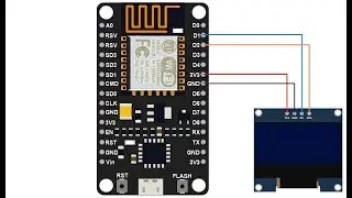 Animation on SSD1306 using NodeMCU through MicroPython -