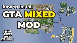 How to install GTA Mixed Mod in GTA San Andreas | All three maps in GTA SA | SAxVCxLC Connected Mod