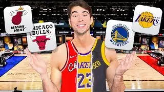 Basketball Card Decides Which NBA Game I Fly To!