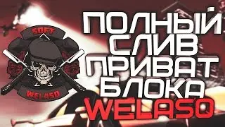 ПОЛНЫЙ СЛИВ ПРИВАТ БЛОКА WELASO! | СКИНЫ ВАЛЬКА!