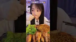 Fast Eating Challenge ( 7 🍗, 7 eggs omlette, 1.7lb Ramen ) | 