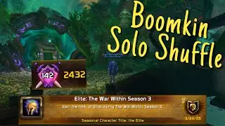 2.4k Rating in 28 Lobbies! Balance Druid Solo Shuffle TWW S3