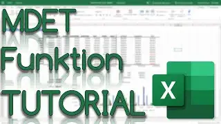 MDET Funktion - Excel Online Tutorial