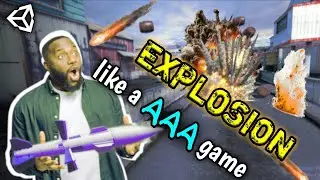 How to Make Explosion Like AAA Game in Unity /Unity Explosion Using Physics/Make Realistic Explosion