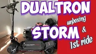 DUALTRON STORM ⛈ UNBOXING AND 1ST RIDE | THE WORLDS BEST ELECTRIC SCOOTER