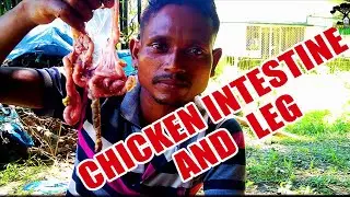 Yummy Chicken Intestine Recipe | Village Food | Flavius JoJo, Binal Murah, Ram Mura