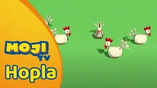 EEN KIPPENDANS 🐔 | HOPLA 🐇 | Nederlandse Kinderseries | MojiTV