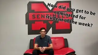 Student of the Week (Justin Barsch)