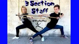 Wushu Three Section Staff