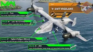 New Battlepass Helicopter! V-247 Vigilant Full Review and Test | Modern Warships