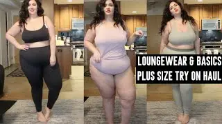 PLUS SIZE FASHION TRY ON HAUL | Loungerwear basics from ADORE ME Elite Box! | Sometimes Glam