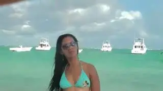 Vlog Cam Sexy Latinas Bikini Model On The Beach