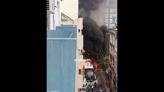 registros de um ônibus escolar que pegou fogo em Porto Alegre nesta sexta-feira (3).