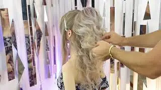 Big curls, romantic style, Farrukh Shamuratov