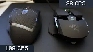 Mouse Abuse in Bedwars with $1 Mouse vs $100 Mouse - 100 CPS technique