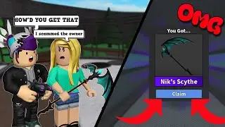 Trolling with the OWNERS KNIFE (Roblox: Murder Mystery 2)