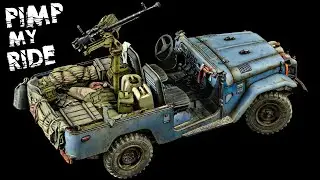 Let's Paint An Old Toyota Land Cruiser! (AK-Interactive, 1/35)