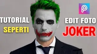 CARA EDIT FOTO JOKER DI PICSART ANDROID