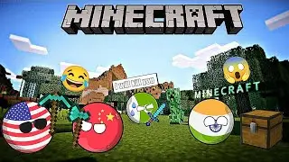 Countryballs Play Minecraft For The First Time! 