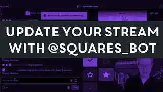 Update your stream with @squares_bot