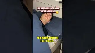 MIA MAMMA QUANDO CERCO DI DORMIRE LA DOMENICA 😅 - Alessandro Vanoni 