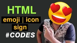 Emojis on HTML | How to add emoji in website | HTML emoji tutorial