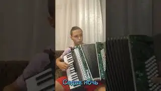 Седая ночь, на аккордеоне вступление 
