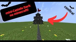 Construí um Castelinho Dark no #minecraft  ° tjogos333 °