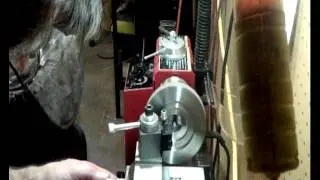Putting a 5 inch 4 Jaw Chuck on a Harbor Freight Mini-Lathe Part 3