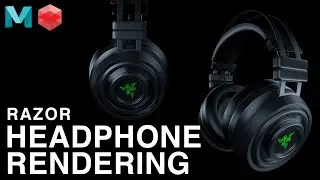 How I Did My Headphone Model Render | Autodesk Maya