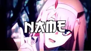 🔴FREE 2D ANIME INTRO TEMPLATE(Zero Two) V2