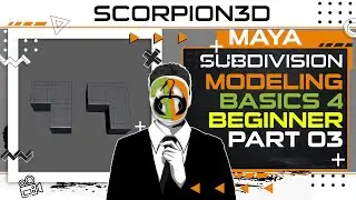MAYA SUBD BASICS FENCING OR BEVEL For BEGINNER PART 03