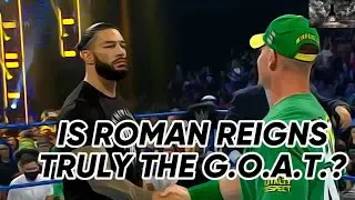 Was John Cena Right For Saying Roman Is The Goat?