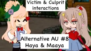 Alternative AU #8 ♡ Danganronpa: Future Despair ♡ Victim & Culprit Interaction ♡ Haya & Maaya ♡