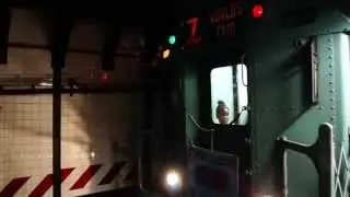 [MTA Subways] Train of Many Colors Departing 42 St On The 7 Line