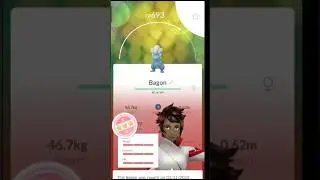 100iv bagon in Pokémon go #shorts