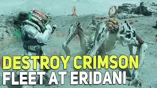 Starfield Locate and Destroy the Crimson Fleet Captain in orbit of Eridani