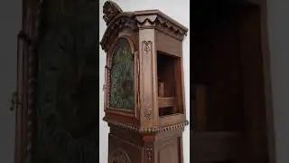 Напольные 3-х гиревые часы EMBEE 30-е годы.