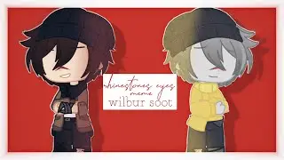 Rhinestone Eyes Meme // Wilbur Soot/Ghostbur // Dream SMP